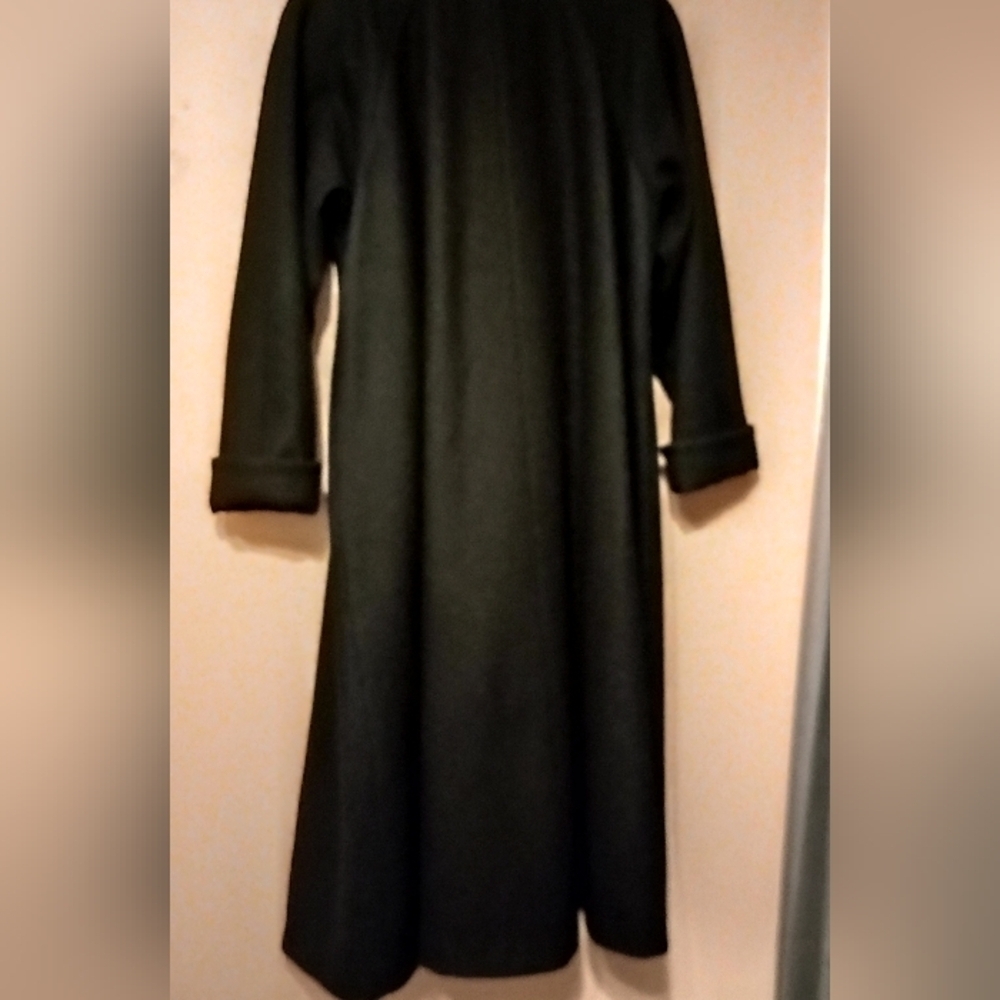 Full Length Pristine Vintage J. Gallery Wool Trench Coat size 12 - Picture 6 of 13